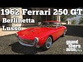 1962 Ferrari 250 GT Berlinetta Lusso 0.2 BETA for GTA 5 video 8
