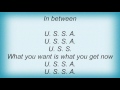 Adam Ant - U.S.S.A. Lyrics
