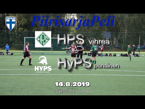 Piirisarja T13 HPS Vihreä vs HyPS Punainen 14.8.2019