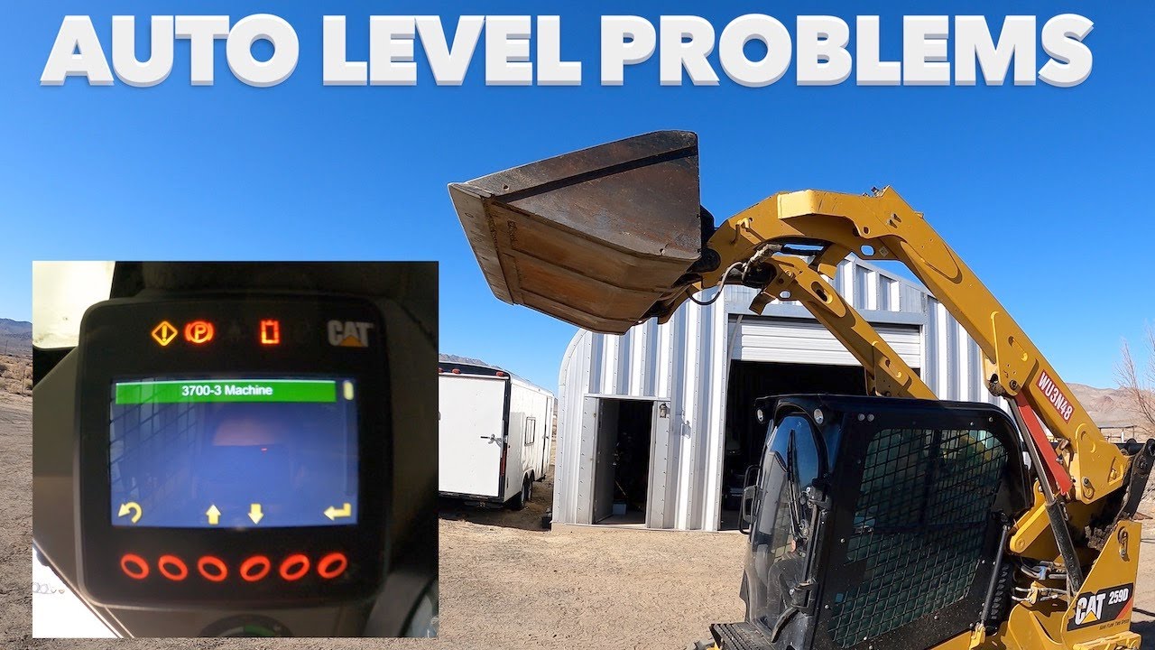 Cat 259d code 3700-3 machine auto level