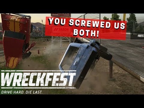 I wrecked us both! Wreckfest Ep35 online multiplayer PC - Xbox - PS4