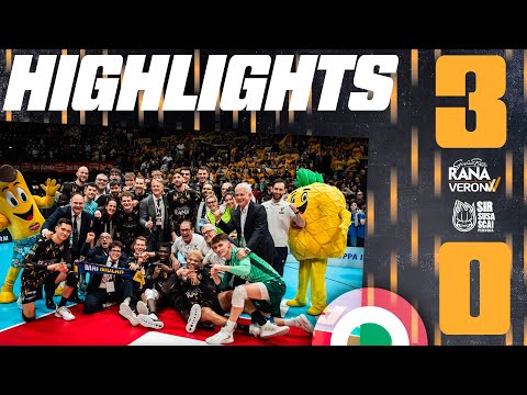 HIGHLIGHTS | Rana Verona vs. Sir Susa Scai Perugia, Del Monte Italian Cup Semifinal