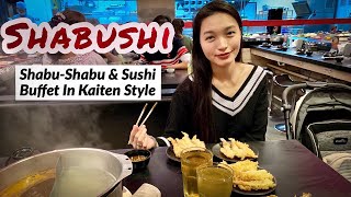 Shabushi Shabu-Shabu & Sushi Buffet In Kaiten Style in Patong Phuket Thailand