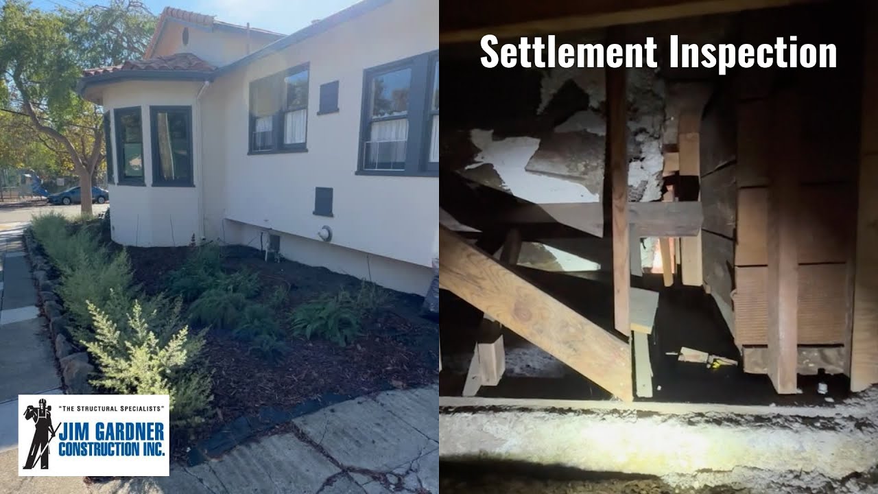 How Drainage Issues and Framing Problems can Lead to Settlement in your Home.