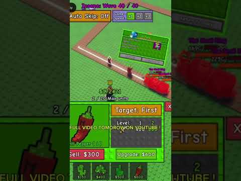 HOW TO SOLO INSANE WITH BASIC UNITS GARDEN TOWER DEFENSE