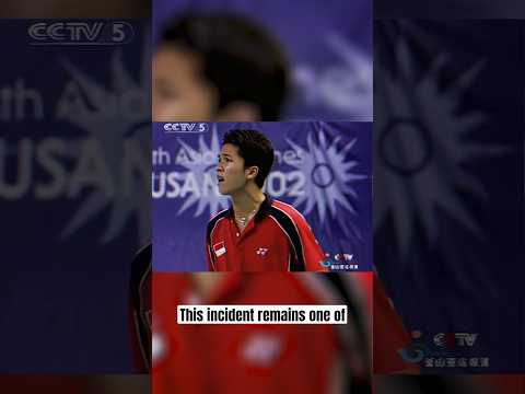 One of the dirtiest Play in Badminton  #youtubeshorts #badminton #youtube #sports #angry