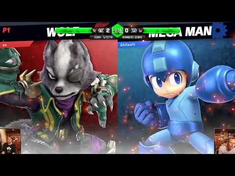 EVAC 5/12/19 - SSBU - DS | Extra (Wolf) vs Shitashi (Mega Man) - Winners Semis