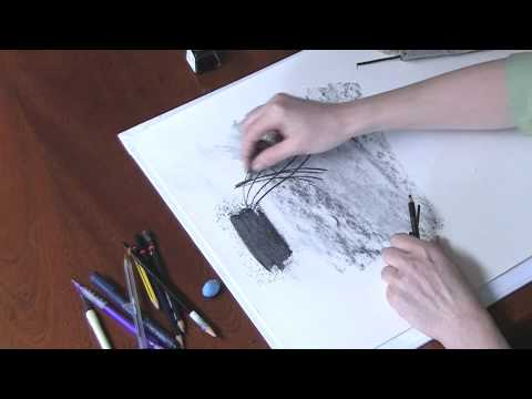 Mark Making with charcoal