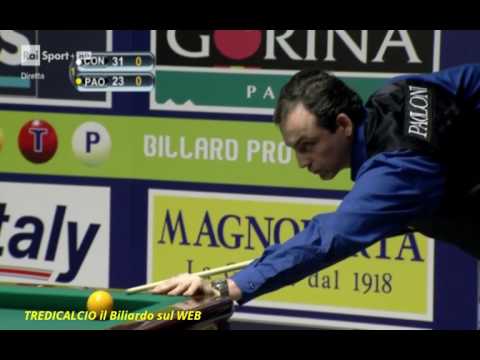 PAOLONI vs CONTE - FINALE Cat. Nazionali Biliardo 3^Prova Btp 2017 RHO
