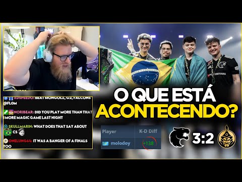 FL0M E CHAT GRINGO REAGIRAM AO TÍTULO DA FURIA NA FISSURE! (LEGENDADO)