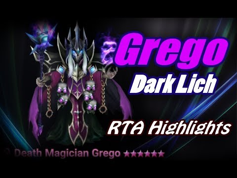 SUMMONERS WAR - Grego -Dark Lich Highlights