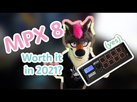 MIDI Valdiklis - AKAI LPD 8 MKII 8 mygtukai 8 rankenėlės Raudona/Juoda video