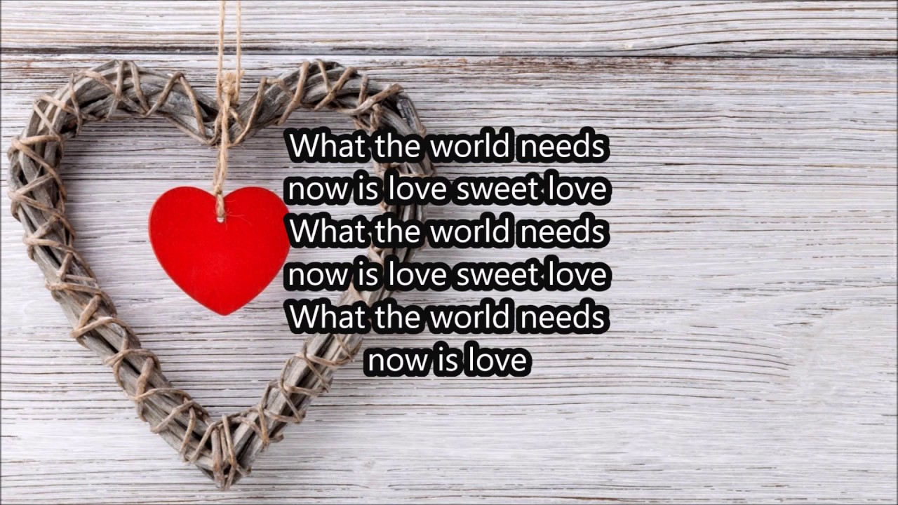 Ania Karwan ,,What the world needs now