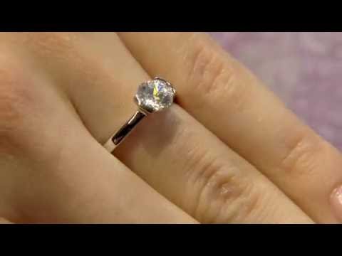 0.80 Carat Half Bezel Engagement ring SR1057