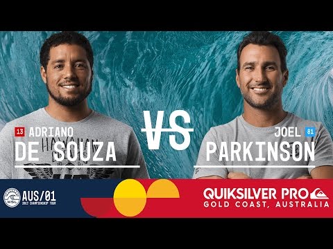 Adriano de Souza vs. Joel Parkinson - Quiksilver Pro Gold Coast 2017 Round Five, Heat 1