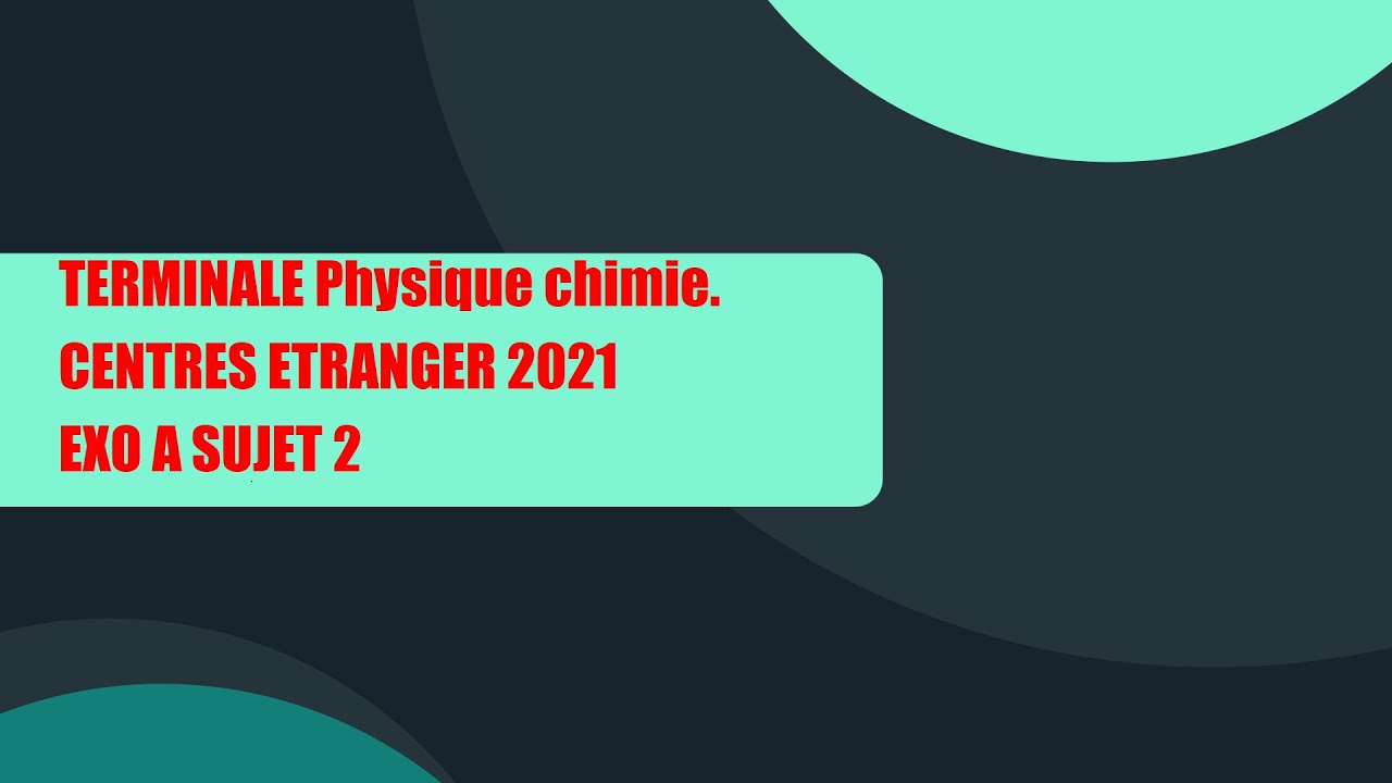 (TERMINALE)(Physique-Chimie)(BAC)Sujet 2 Centre étranger. Exercice A : EVOLUTION DU SUCRE.