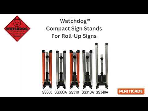 SS310 & SS310A Compact Single Spring Sign Stands