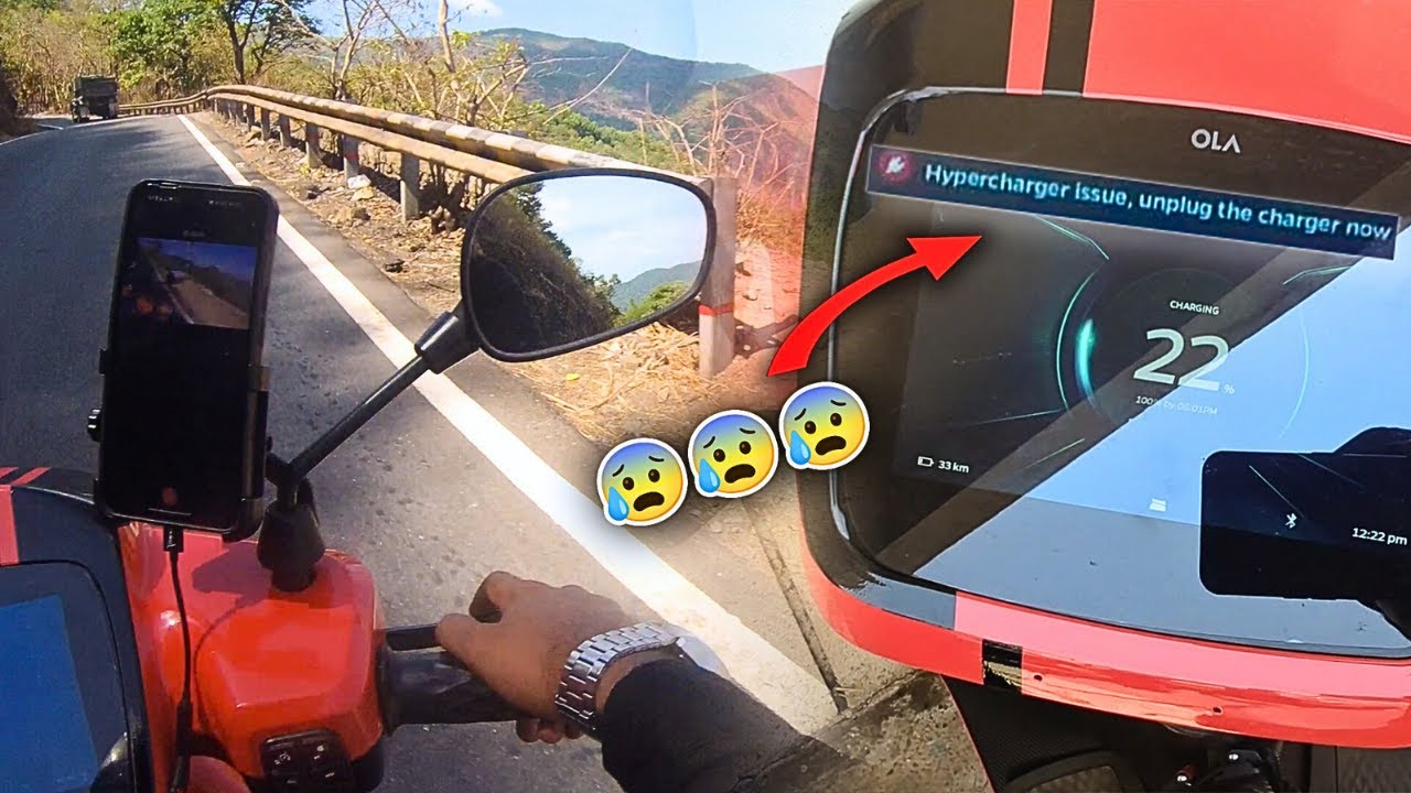 How did i manage to travel 250+ kms in less then 10 hours on ola scooter 🥵⚡🛵 Maharashtra to Goa ride