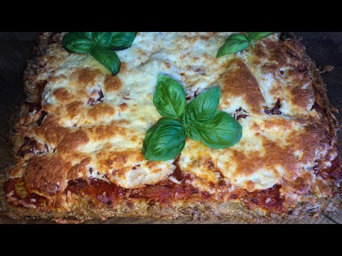 Low-carb pizza with tuna bottom // easy to cook # 71