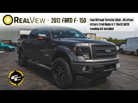 RealView - Leveled 2013 Ford F-150 w/ 20" Fuel Throttles & 35" Atturo Trail Blade X/Ts