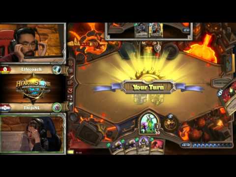 RU 1\2 final  Hearthstone European Championship  2015 Lifecoach vs ThijsNL