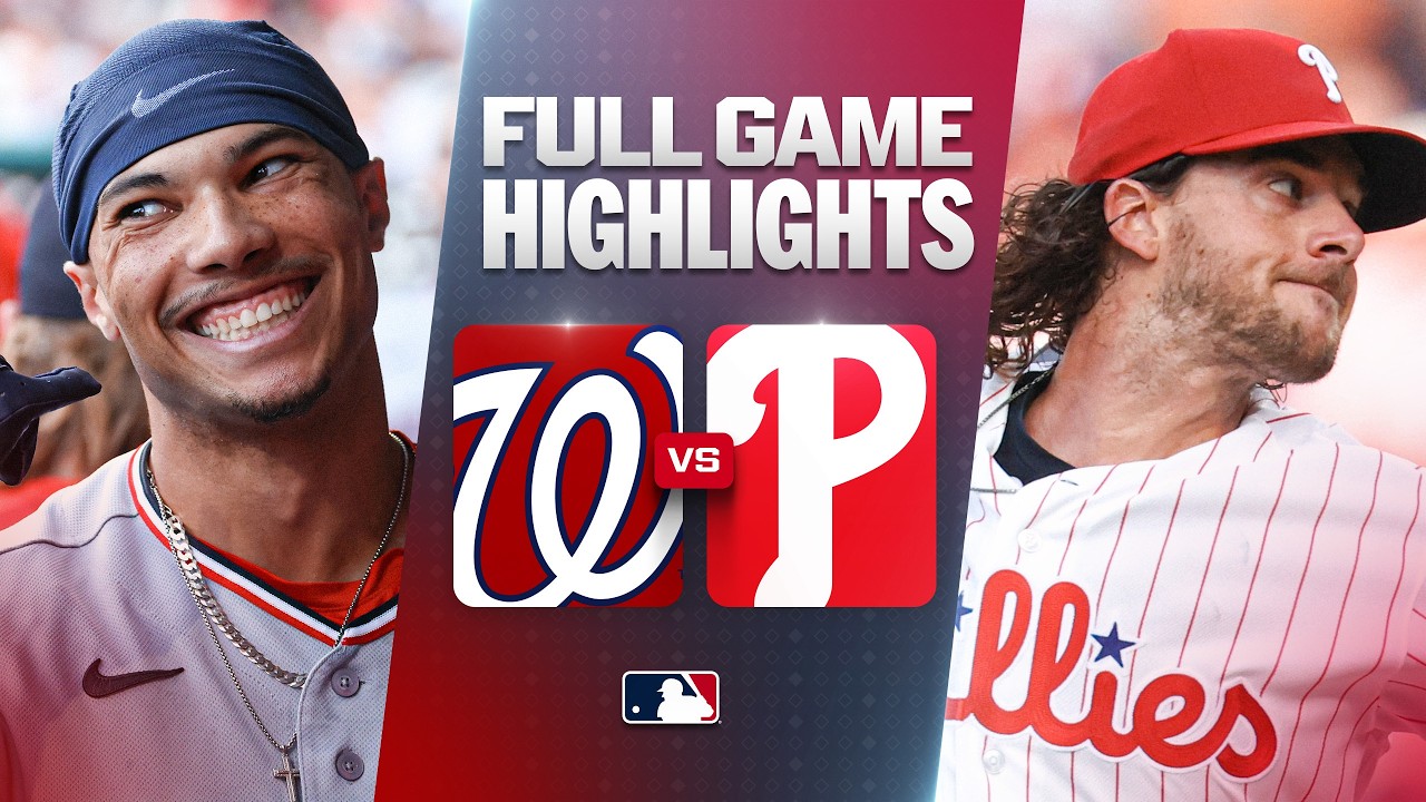 NATIONALS vs. PHILLIES: Official Full Game Highlights (August 3) | 2026 MLB Season