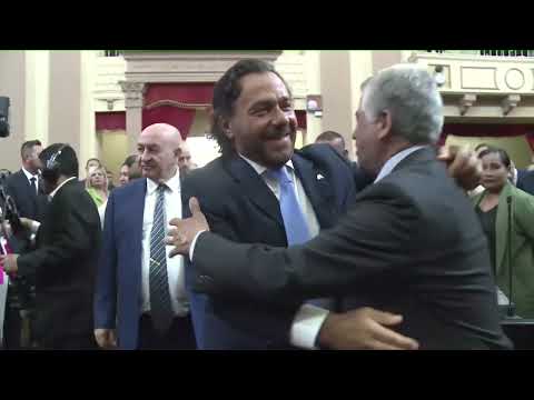 Sáenz anunció ante la Asamblea Legislativa inversiones por más de $270 mil millones en obras públicas