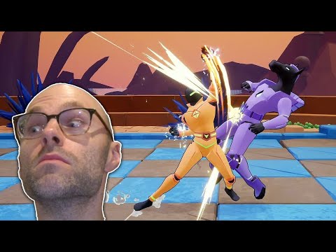 It's actually a chess fighting game (Checkmate Showdown)