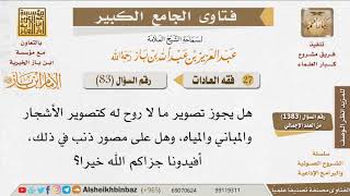 صورة 083   هل يحل تصوير ما ليس له روح؟ للإمام ابن باز