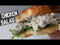 CHICKEN SALAD SANDWICH with homemade potato buns | Perfect Chicken Salad Recipe