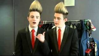 Jedward EXCLUSIVE: Ghostbusters for first person to call if they won?