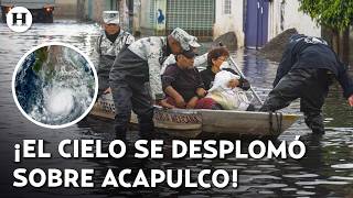 Rain strikes without mercy! Storm unleashes floods and exposes risks in Acapulco once again