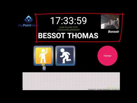 Badgeuse pointeuse PointHour Video