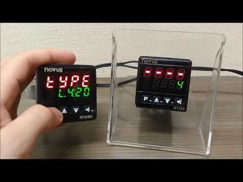 Video thumbnail of Indicador universal N1040i-RA USB 8104220300 NOVUS