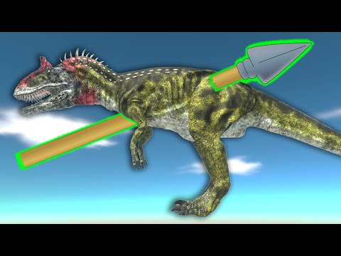Challenge Death Run - cryolophosaurus- Animal Revolt Battle Simulator