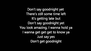 Olly Murs - Don&#39;t Say Goodnight Yet (Lyrics)
