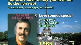 Paul Mauriat   You don&#39;t have to say you love me Io che non vivo 1965