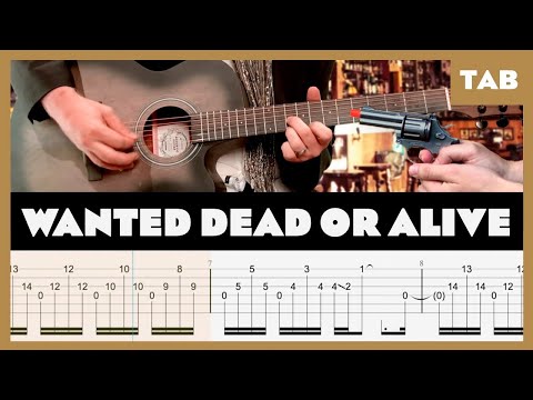 Bon Jovi - Wanted Dead or Alive - Guitar Tab | Lesson | Cover | Tutorial | Donner