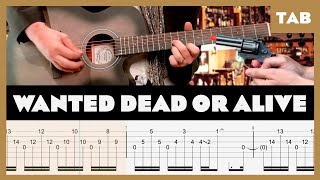Wanted Dead or Alive Bon Jovi Cover | Guitar Tab | Lesson | Tutorial | Donner