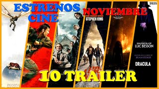 🎬 10 TRAILER CINE NOVIEMBRE | ESTRENOS ESPAÑOL 2025