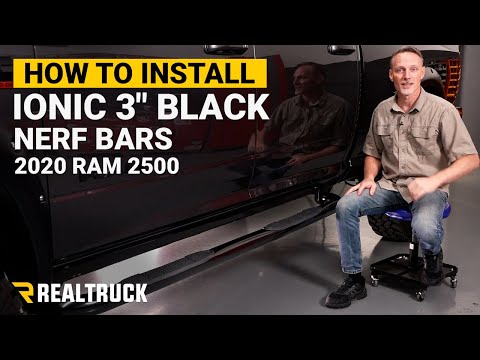 How to Install Ionic 3" Black Nerf Bars on a 2020 Ram 2500