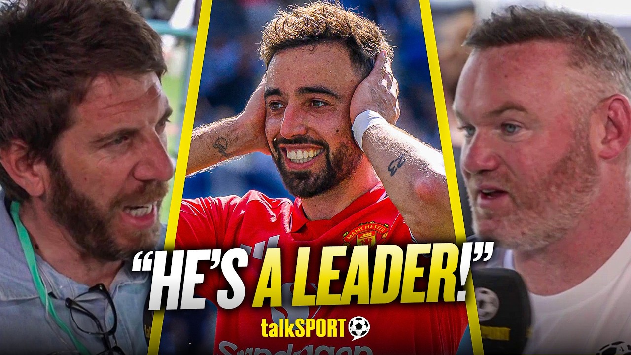 "HE'S A LEADER!" Wayne Rooney PRAISES Bruno Fernandes after winning Player of The Season award!