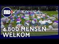 Drone filmt zee aan tenten op 'Grand Prix-camping' in Zandvoort | NU.nl