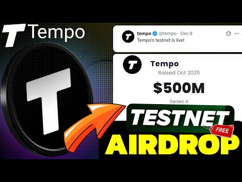 New Free Airdrop Opportunity - Tempo Airdrop | Tempo Testnet Airdrop With $500 Million Funding  🔥 