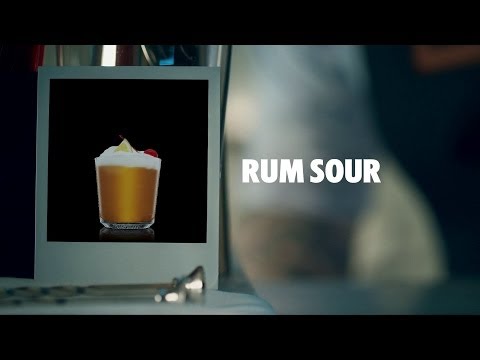RUM SOUR DRINK RECIPE - HOW TO MIX