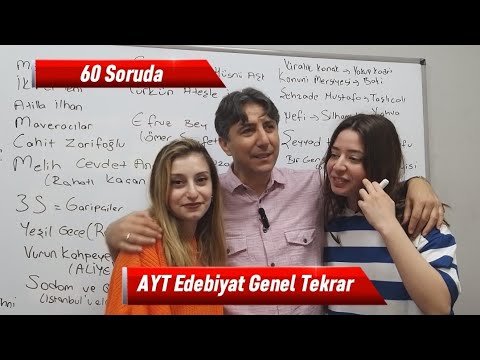 9) 60 Soruda AYT Edebiyat Genel Tekrar 💥