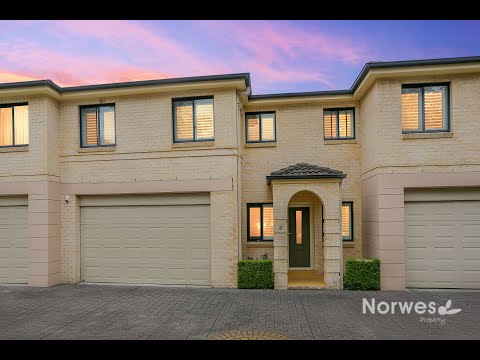 6/10-12 Russell Street, Baulkham Hills, NSW 2153, 3 ਕਮਰੇ, 2 ਬਾਥਰੂਮ, Townhouse