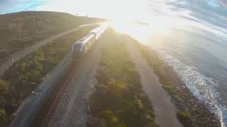 Pacific SURFLINER in Ventura by FPV Drone