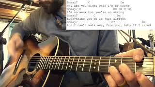 How To Play Fleetwood Mac Oh Daddy Rumours Acoustic Guitar Lesson 10/11