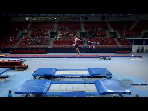 GLUCKSTEIN Jeffrey (USA) - 2017 Trampoline Worlds, Sofia (BUL) - Qualification Trampoline Routine 2